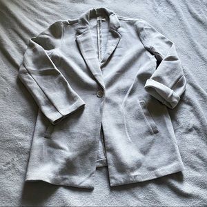 Gray blazer